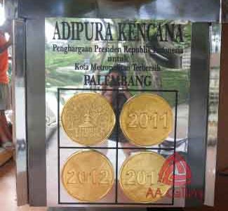 Kerajinan Kuningan Adipura Palembang